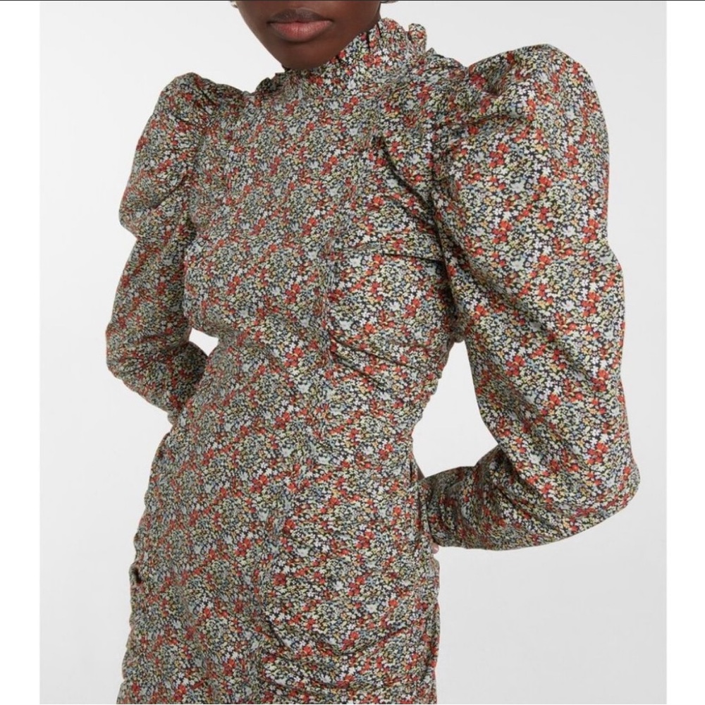 GANNI Cotton Poplin Dress XS